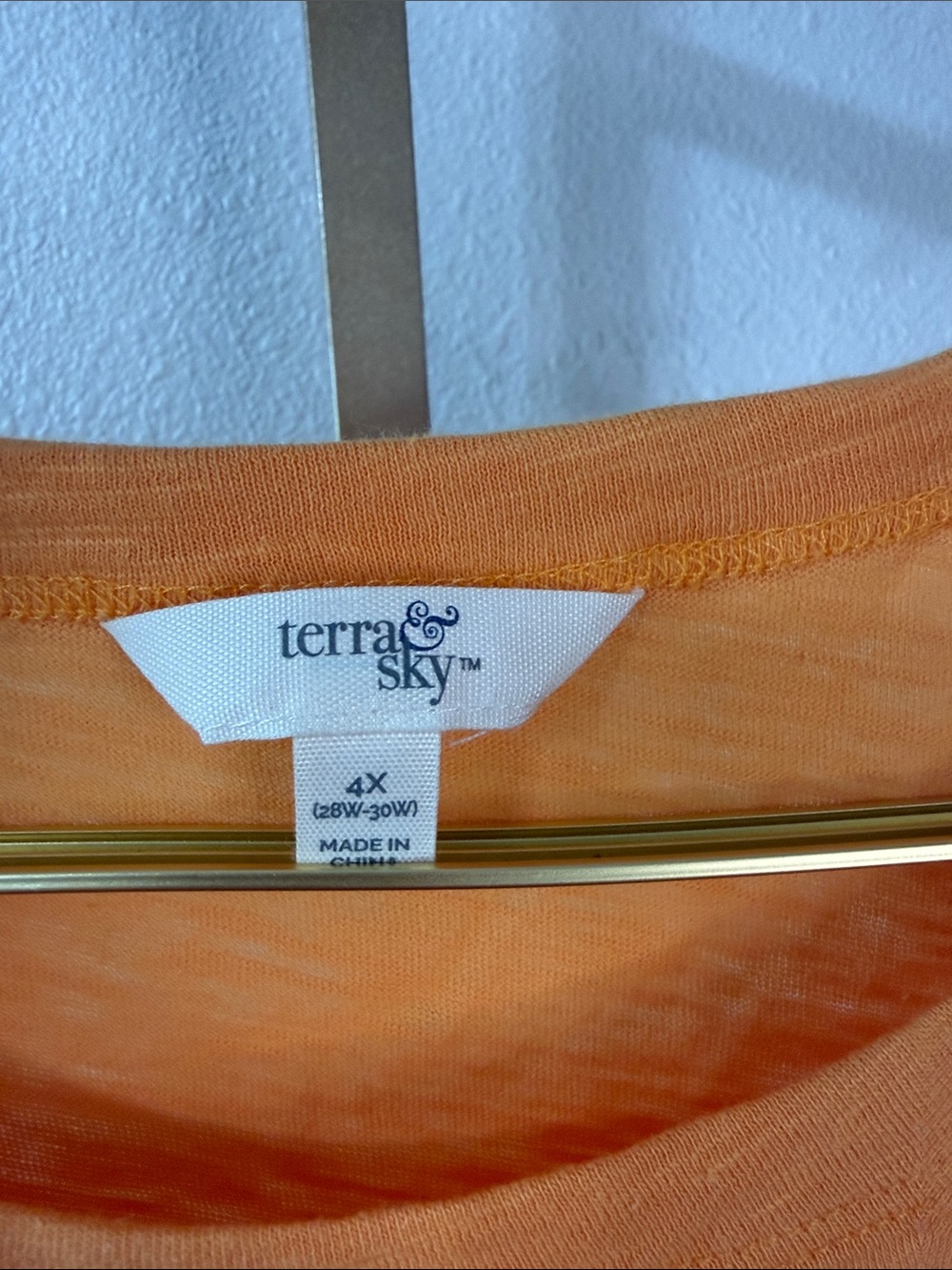 Colorblock Sleeveless Tiered Midi Dress - Orange + Pink- 4X- NWT - Picture 2 of 6